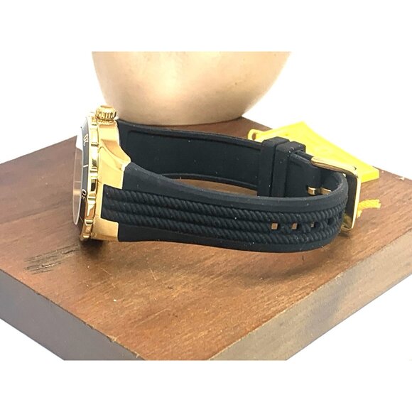 Invicta Women's Watch 17486 Angel Quartz Gold Black Rubber Band 38mm - Picture 10 of 15